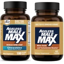 Aldersløs Mann Max Nitric Oxid Booster og Testosteron Booster for menn