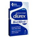 Diurex Bloat Reliever | Relieve Water Bloat, Puffiness, hevelse og tretthet | Re-Energize | Maksimum styrke | 60 greve