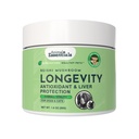 Animal Essentials Longevity Reishi Mushroom Supplement for Dogs & Cats - Healthy Cardiovascular & Liver Function, Supports Long Term Health, Mushroom Powder Extract, Antioxidant - 1.8 Oz (Pack of 1)