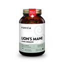 PURICA - Lion's Mane Micronized Mushrooms, 120 Vegan Capsules 60-dagers forsyning - Fremmer kognitiv helse - Ikke-GMO og Glutenfri - Fokus og minnestøtte - Hjernehelse og bedre digestion