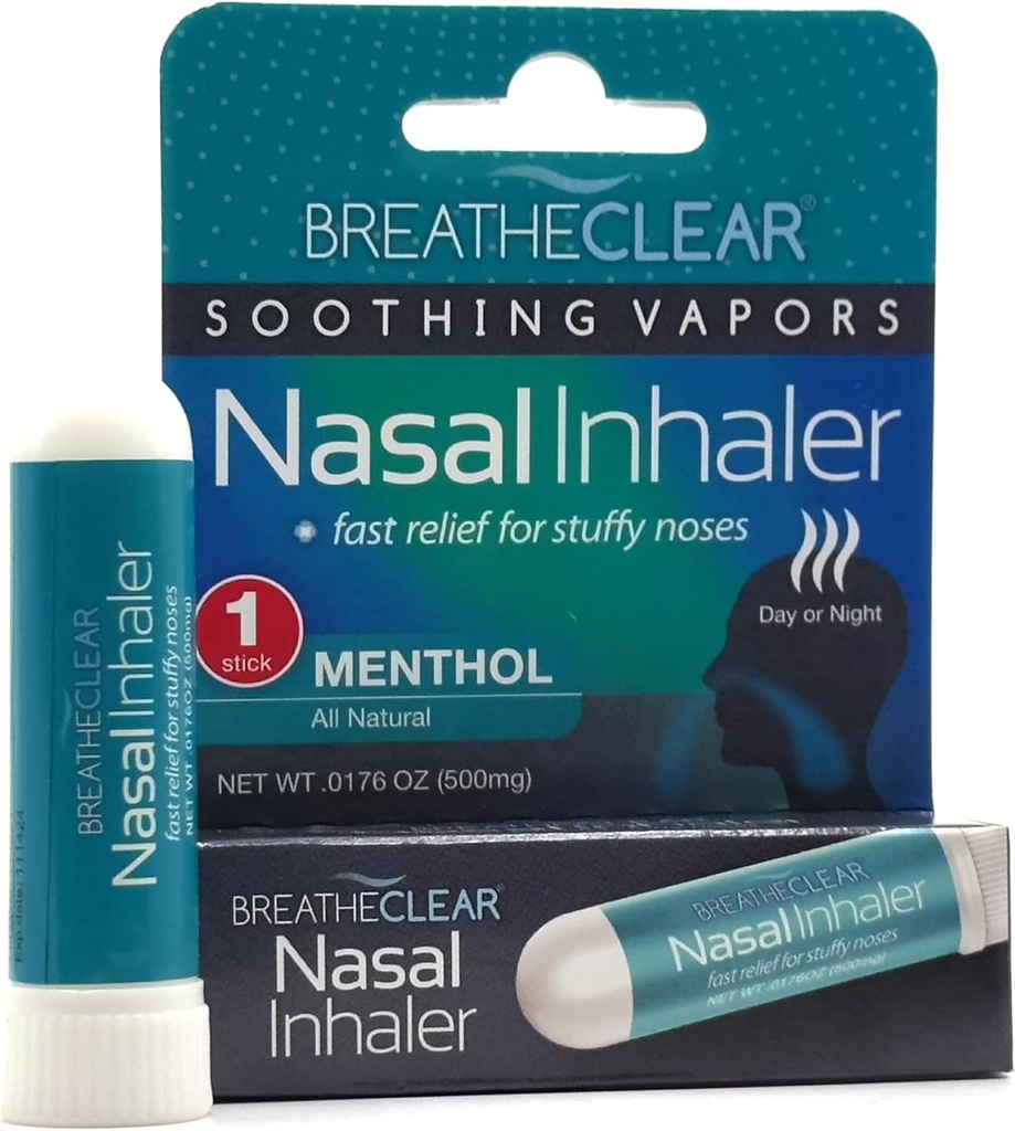 Soothing Vapors Nasal Inhaler - proprietær blanding Perfekt for Stuffy Nese Relief / Portable Stick 1-Pack