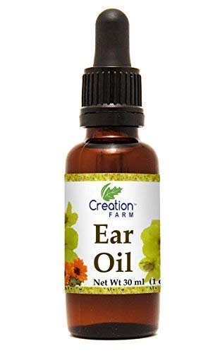 Etablering Farm Øreoljedråper med Mullein, Calendula, St Johns Wort, All Naturlig Herbal Relief for ørevoksfjerning, Earache Soothing, kløende irritert, tilstoppet eller tørr øre laget i USA