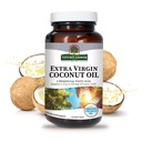 Naturens svar Ekstra Jomfru Coconut Olje Softgels Organic Coconut Oil Multi-Purpose Non-GMO Ideell for hår hudmusturizer (pakke med 2)