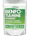 XPRS Nutra Benfotiamin pulver (Thiamine) - Fat løselig lykkelig hjerte Thiamin Supplement - Avansert vitamin B1 Benfotiamin for en kognitiv boost - Vegansk Vennlig Benfotamin pulver (.25 Ounce)