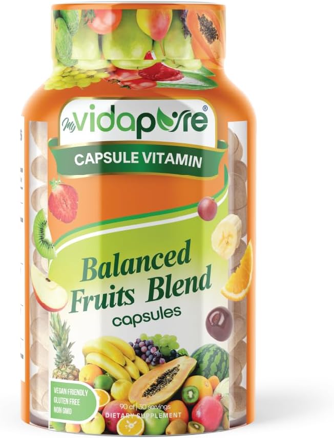 MYVIDAPURE balansert fruktblandinger – hele naturlig mat – Superfood! – Ikke-GMO – Vegansk Vennlig