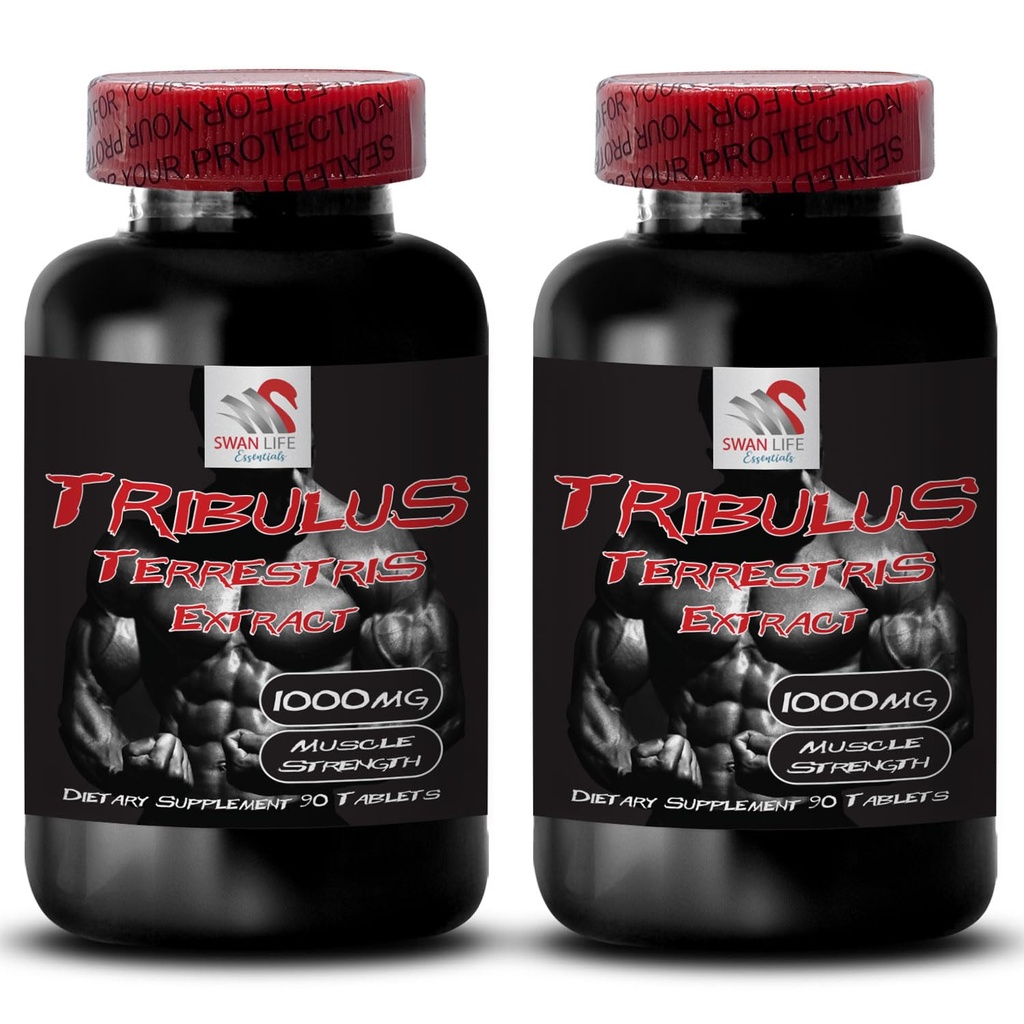 Øk kjønnsdrift - TRIBULUS TERRESTRIS EXTRACT - Tribulus terrestris ekstrakt for energikilde, Sexdrive piller for menn og kvinner, Sexdrive piller, Libido booster - 2 flasker 180 tabletter