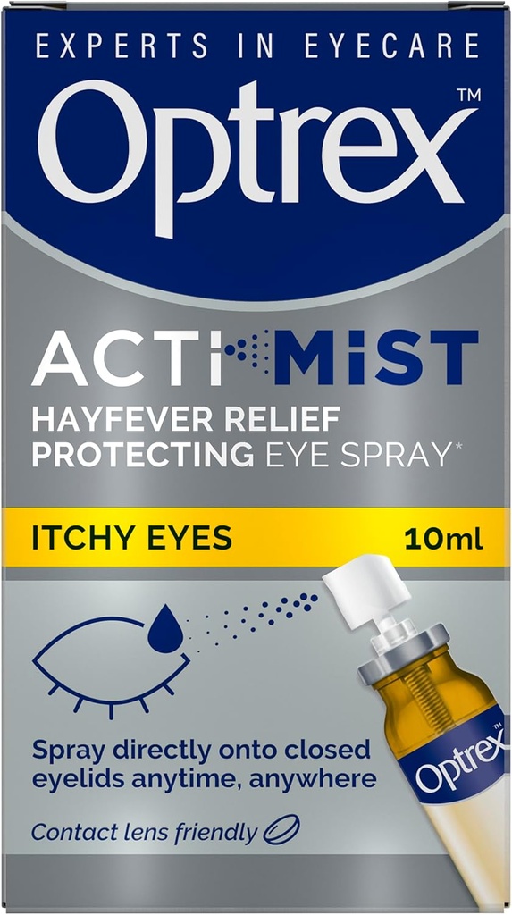 Optrex ActiMist 2-i-1 øyesprøyte for kløe Plus vannige øyne - 10 ml ved Optrex