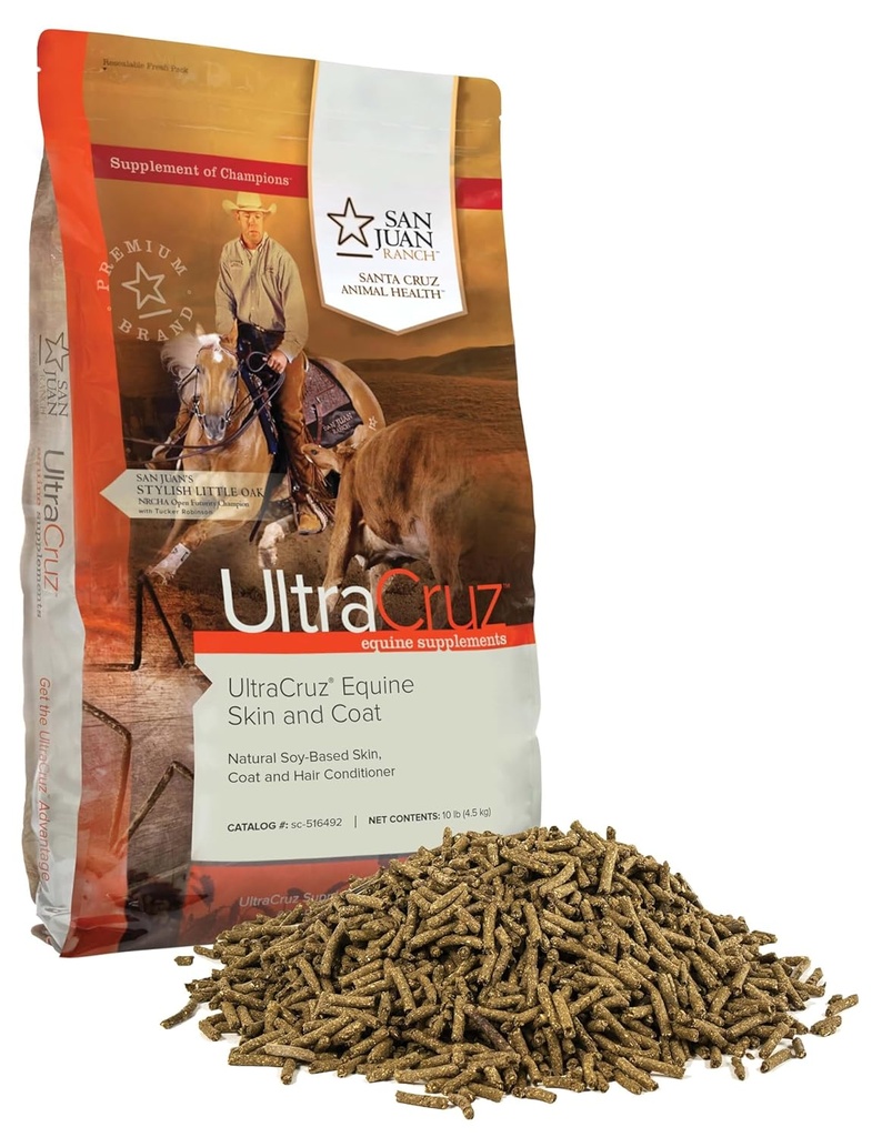 UltraCruz® Equine Hud og Coat Pellet, 10 lb