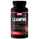 FORCE FACTOR LeanFire pre trening energi piller med grønn te ekstrakt og kaffe å øke energi, bygge lean muskel, svart, 60 greve (pakke med 1), pakke May Vary