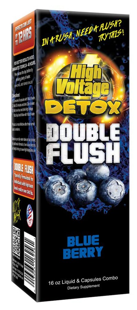 Høyspenning Detox Dobbelt Flush Blå Berry
