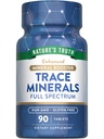 Naturens sannhet spor Mineraler Supplement med jodin | 90 tabletter | Forbedret Mineral Booster | Ikke-GMO & Glutenfri Supplement