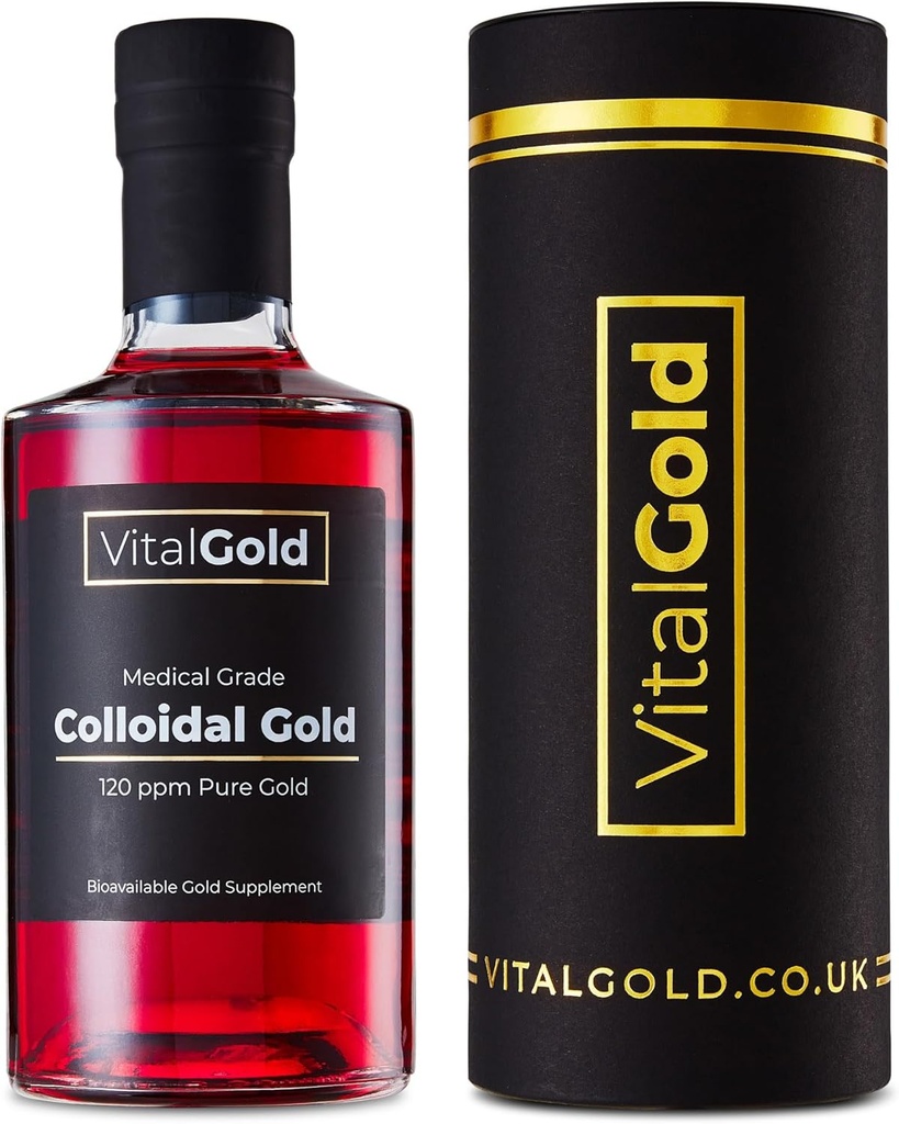Colloidal gull 120 PPM - 500 ml - Ultra styrke gull Supplement