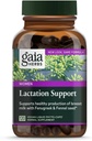 Gaia Herbs Lactation Support, Vegan flytende kapsler, 120 greve - Lactation Supplement for amming mødre, støtter sunn melk flyt og forbedrer brystmelk ernæring, emballasje KAN VARE