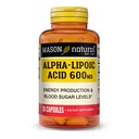 MASON NATURAL Alpha Lipoic Acid 600 mg per servering, Glutenfri ALA Supplement, 30 kapsler