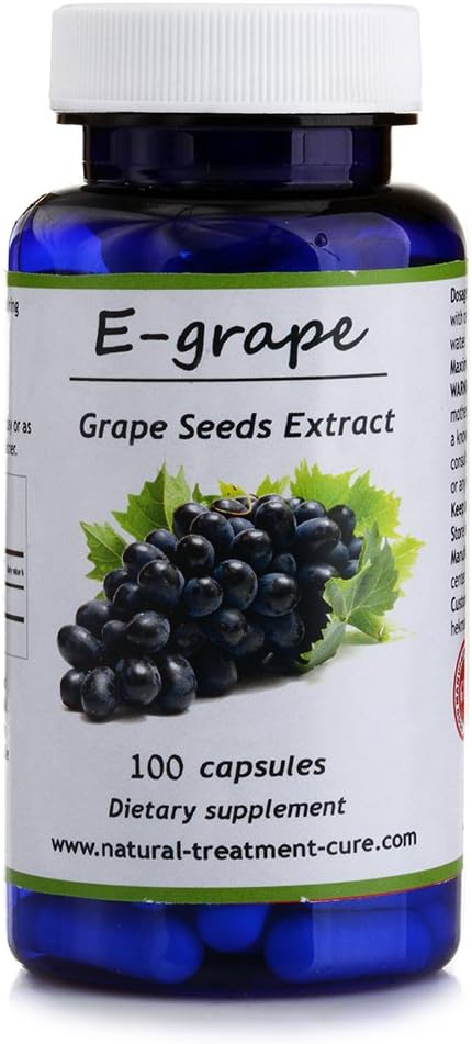 Hekma Senter ren ekstrakt av kornfrø - Vitis Vinifera - 100 kapsler - Vegan