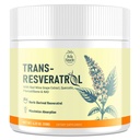 Trans-Resveratrol pulver Supplement med rødvin ekstrakt, Quercetin, Pterotilbene & NAD, 4,23 OZ, 30-dagers forsyning