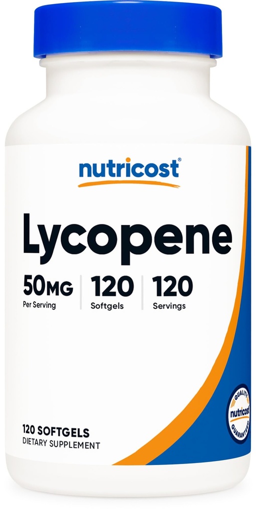 Nutricost Lycopen 50mg Softgels (120 Softgels)