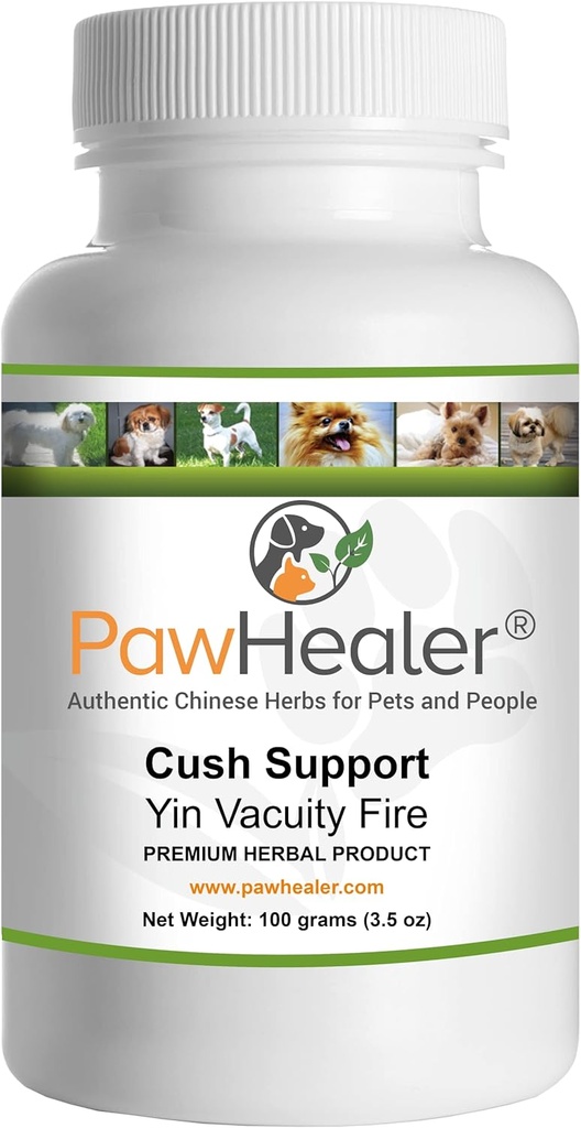 PawHealer Adrenals: Cush-Support for Yin Vacuity Fire - Herbal Remedy for symptomer på kusting