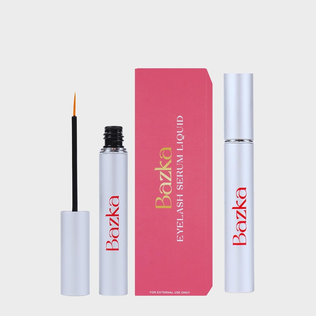 Bazka Eyelash Serum : Forbedre Lash Growth & Thickness, Longer & Nourishing Formula for å hindre moturtap, to ganger om dagen (3,5 ml)