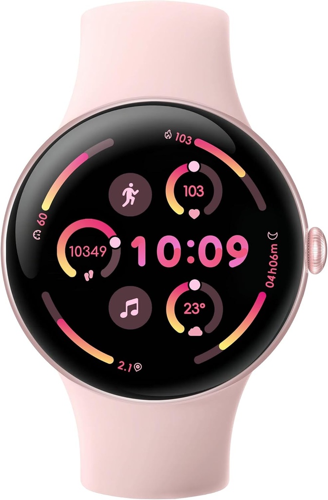 Smart klokke for kvinner menn [1,43' 'AMOLED skjerm], Helse/Sleep/Stress/Stress Tracker, Bluetooth-samtale, 7-dagers batteri, 220+ Watch Faces, 100+ øvelsesmoduser, 3ATM Vanntett Smartwatch for Android iOS