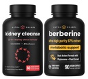 NutraChamps Complete Njure Helse: Berberine & Nyre Cleanse Duo