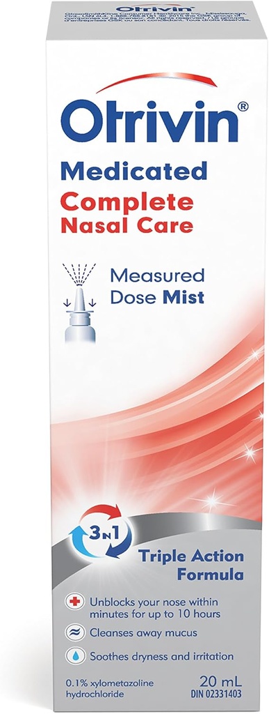 Otrivin Medisert komplett nasal omsorg (spray) (målt dose miste)
