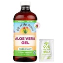 Lily of The Desert Aloe Vera Gel - Indre Fillet filtrert Aloe Vera Drink, Tjukke Konsistens, Digestive Enzymer for Gut Helse, Mage Relief, Velvære Glødende hud 16 Fl Oz Gelly Sachet inkludert.