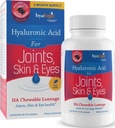 Hyaological Hyaluronsyre Chewable Lozenge - Chewable tabletter for hudpleie og øyne - Vegan, sukker-fri og berry favorisert Hyaluronsyre Supplements (60 Count)