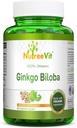 NutreeVit Ginkgo Biloba Herbal kosttilskudd kapsler (60 greve)
