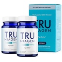 TRU NIAGEN Patentert NAD Supplement for anti aldring og celle regenerering, 300mg Niagen, 30 Serverer Cellular Energy, Hjerne, Muskel | Nikotinamid Riboside (NR) Ta 1 daglig | 2 flasker
