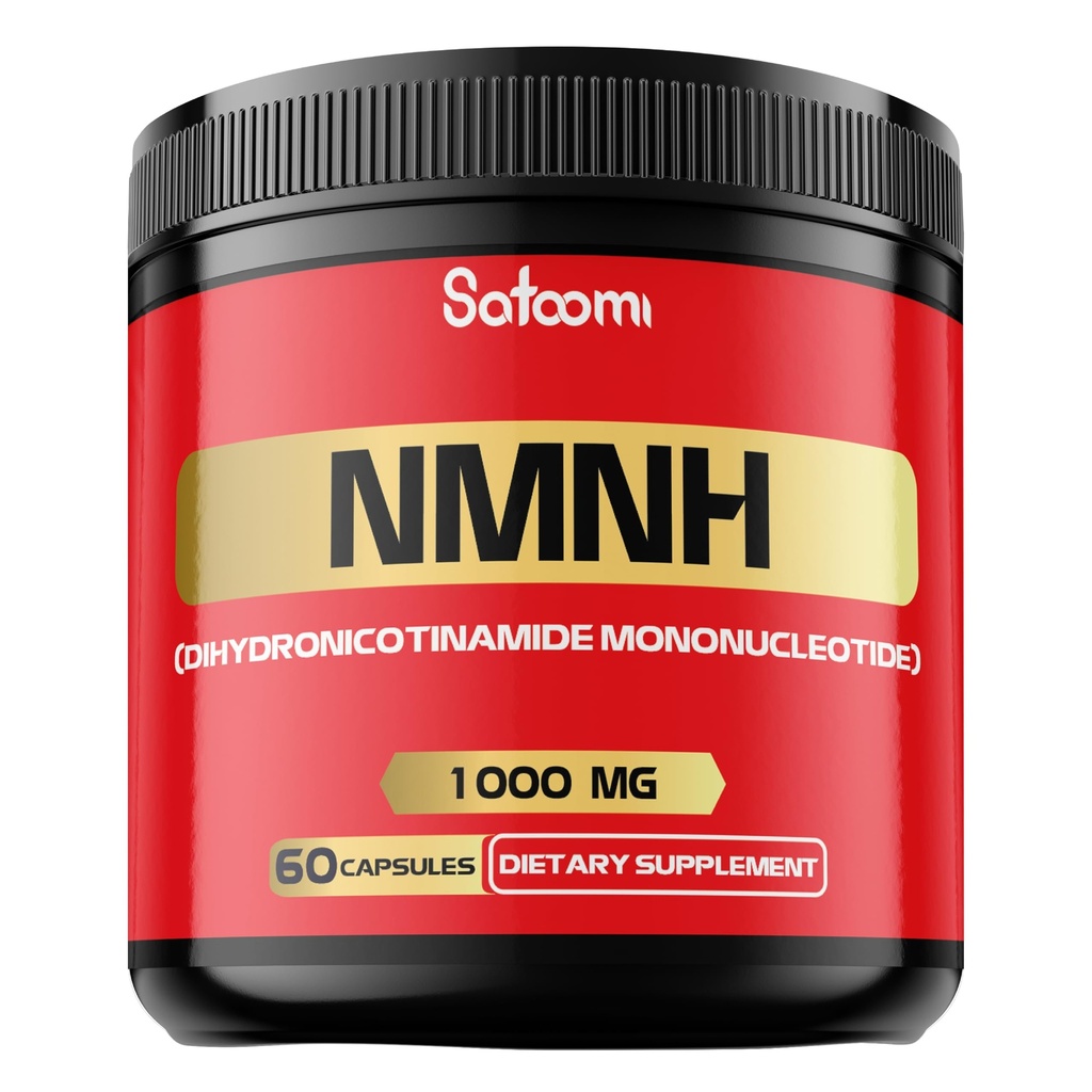 NMNH (Dihydronotinamid Mononukleotid) -NMN Supplement Alternativ - 1000 mg per servering NAD Supplement til støtte NAD - 60 kapsler - 30 dagers forsyning