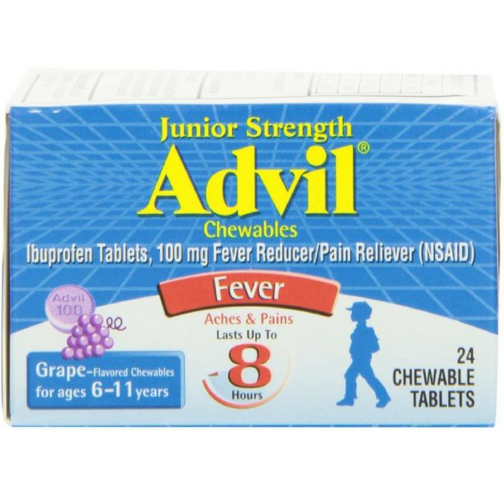 Advil Junior Styrke smerte Reliever - 24 Chewable tabletter