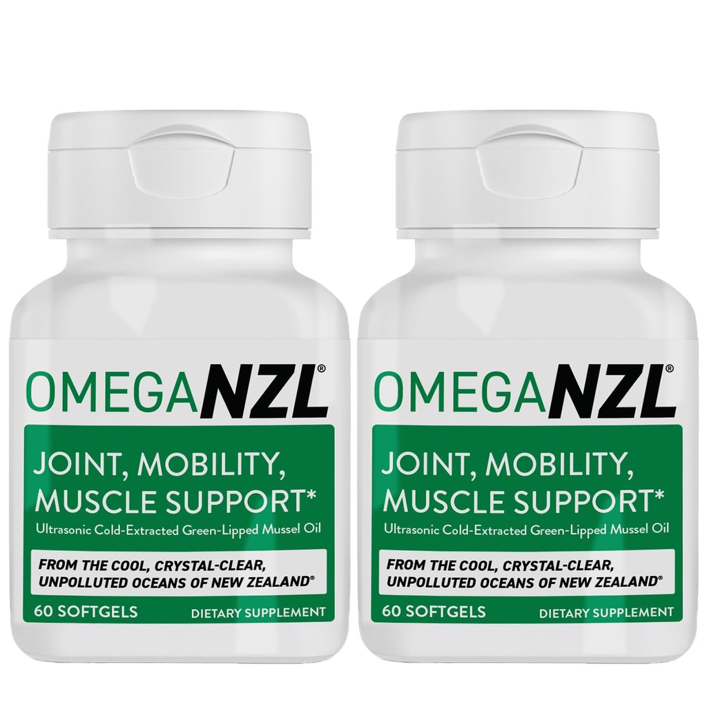 Original Omega-3 felles støtte Supplement, Best Naturlig Muskel Relief, Grønn-Hippet Mussel olje, 120 Softgels, Ingen Fisket Ettersmak