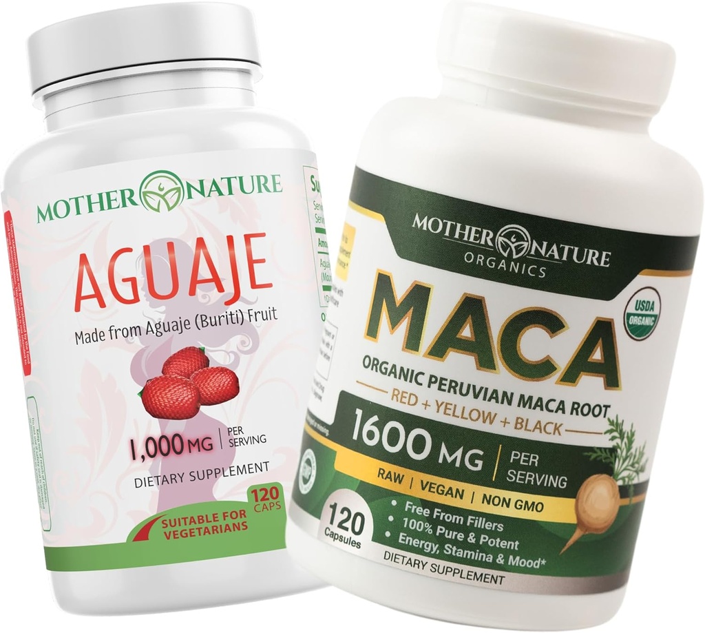 Feminine Vitality Duo Supplement for kurver, energi og Hormonal Balance
