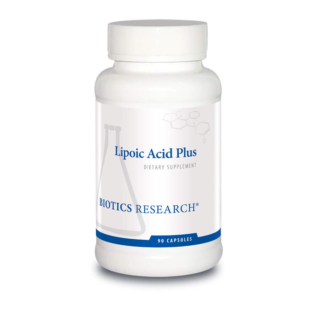 Biotika Forskning Lipoic Acid Plus - Alpha-Lipoic Acid, vitamin C, kraftig antioksidant, fremmer øyehelse, 90 kapsler