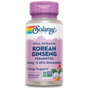 SOLARAY Fermentert koreansk Ginseng Root Extract 中 Sunn Stress, Energi og fysisk utholdenhet Støtte | Vegan, ikke-GMO | 30 Vegkaps