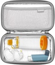 RLSOCO Bæreveske for Astma Inhaler for barn og voksne,Inhaler Spacer Reiseveske for enhet,Mask og andre tilbehør (kun tilfelle)