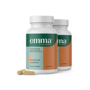 Emma Gut Helse - 2 Pack - Gas og Bloating Relief, Stivhet, Leaky Gut Repair - Gut Cleanse & Restore Digestion - Reguler Bowel Movement. Probiotika og laxativt alternativ, 120 kapsler