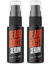 Wild Willies Beard Growth Serum (2-Pack) - Naturlig Beard Care med Biotin & Koffein for sunnere, tykkere og Fullere-Looking Mustache - Daglig Grooming Rutine nourishes & Hydrates Mens ansiktshår