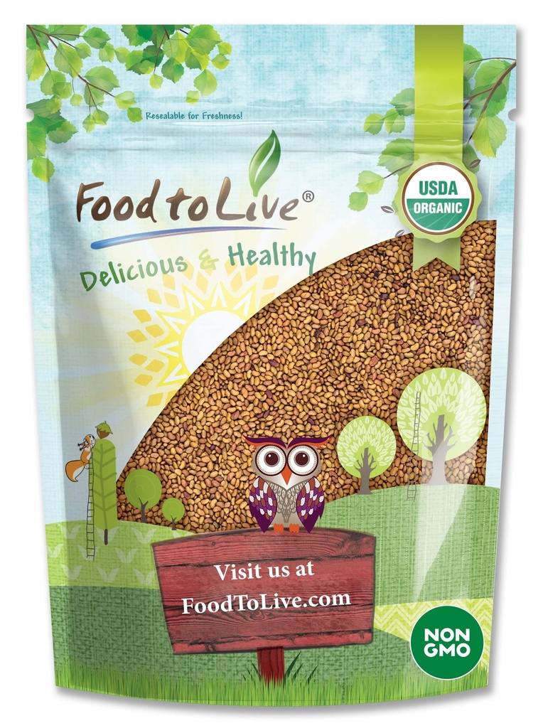 Mat å leve - Organisk Alfalfa Sprouting Seeds, 8 Ounces Non-GMO, Kosher, Sproutable, Rå