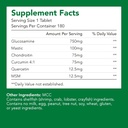 Premium glukosamin + Chondriotin + MSM + Mastic + Curcumin (750mg) | Bone & Joint Helse (1 flaske-180 Kapsler-6mo Supply) | Vitamin til felles støtte | Ikke-GMO & Glutenfri