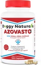 Azovast Plus Nyre Helse Supplement for hunder og katter, 120ct - Ingen kjøleskap nødvendig - Hjelp støtte nyrefunksjon & Administrere nyre toksiner - Nyre Care Supplement Capsule(U.S.A) (120 Caps)