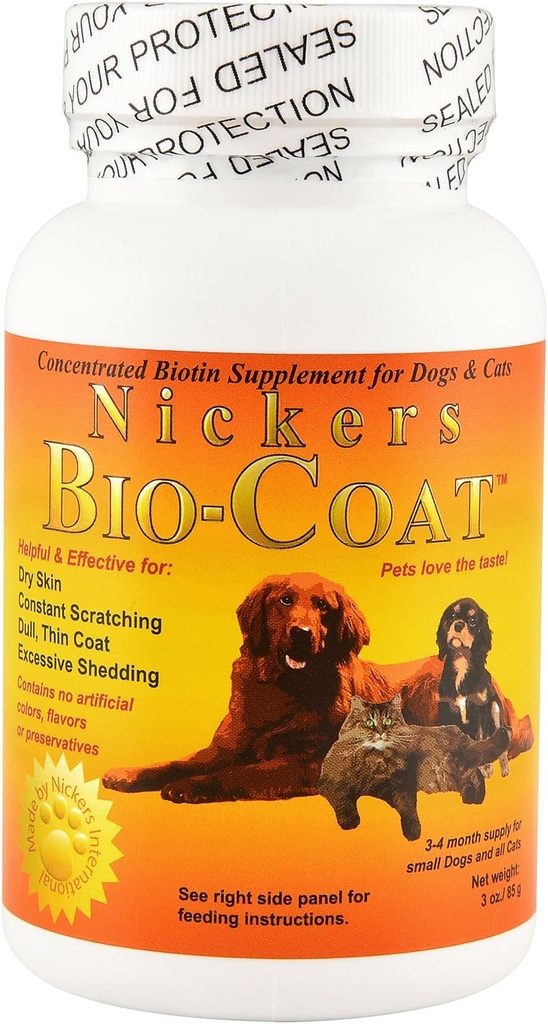 Bio Coat konsentrert Biotin Supplement - 3 oz