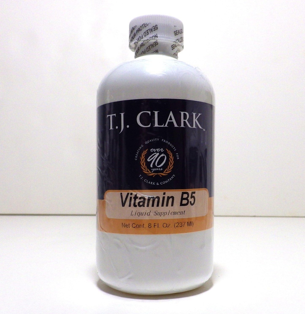 Vitamin B5 d-Calcium Pantotenate 50 mg- 8oz væske