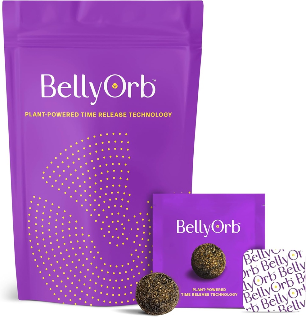 Lure Essentials Belly Orb - BellyOrb klistremerke - Works for menn og kvinner med Wormwood, Clove, kanel, ginger 30 stykker