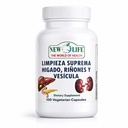 New Life Limpieza Suprema Hígado Riñones y Vesicula, Sunn Liver, Dandelion Root, Melke Thistle ekstrakt, 100 Kapsler