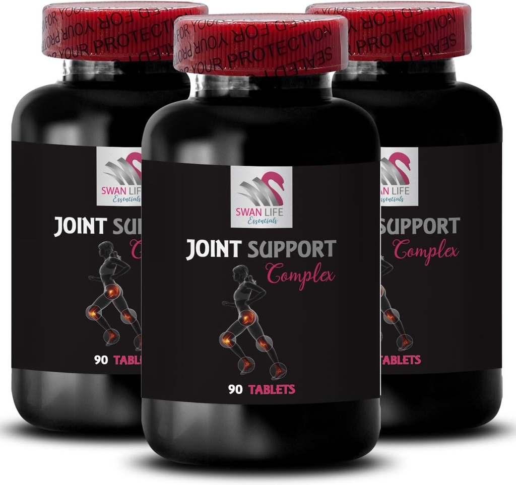 Joint Movement Support - Galaktisk SUPPORT COPLEX - Chondroitin & MSM, Bor Supplement Kapsler, Joint Boost Formula, Glukosamin & Chondroitin Blend, Joint Tabletter Complex, MSM Supplement 3Bot 270Tab