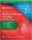 Medlemmets Mark Hydrokortison Cream 1%, Net Wt. 4x2 oz. = 8 oz.