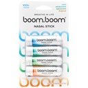 BoomBoom Nasal Stick | Vapor Flow Technology | Kjøl forfriskende sensasjon | Naturlig Mood Boost | enkle ingredienser | essensielle oljer + Menthol Inhaler (Mint, vintermint, Tropisk, Spearmint)