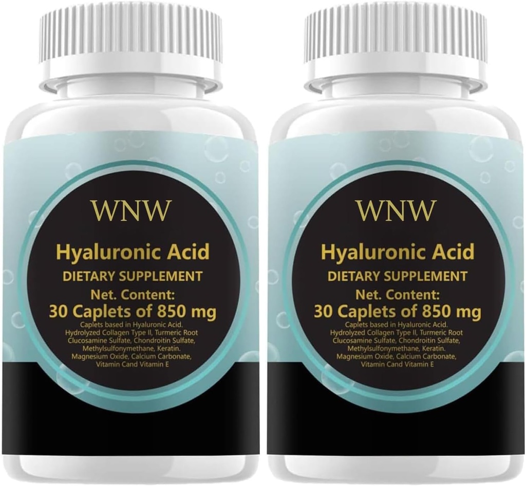 Ny Hyaluronisk-Acid 30 Caplets 850 mg (2PCS)